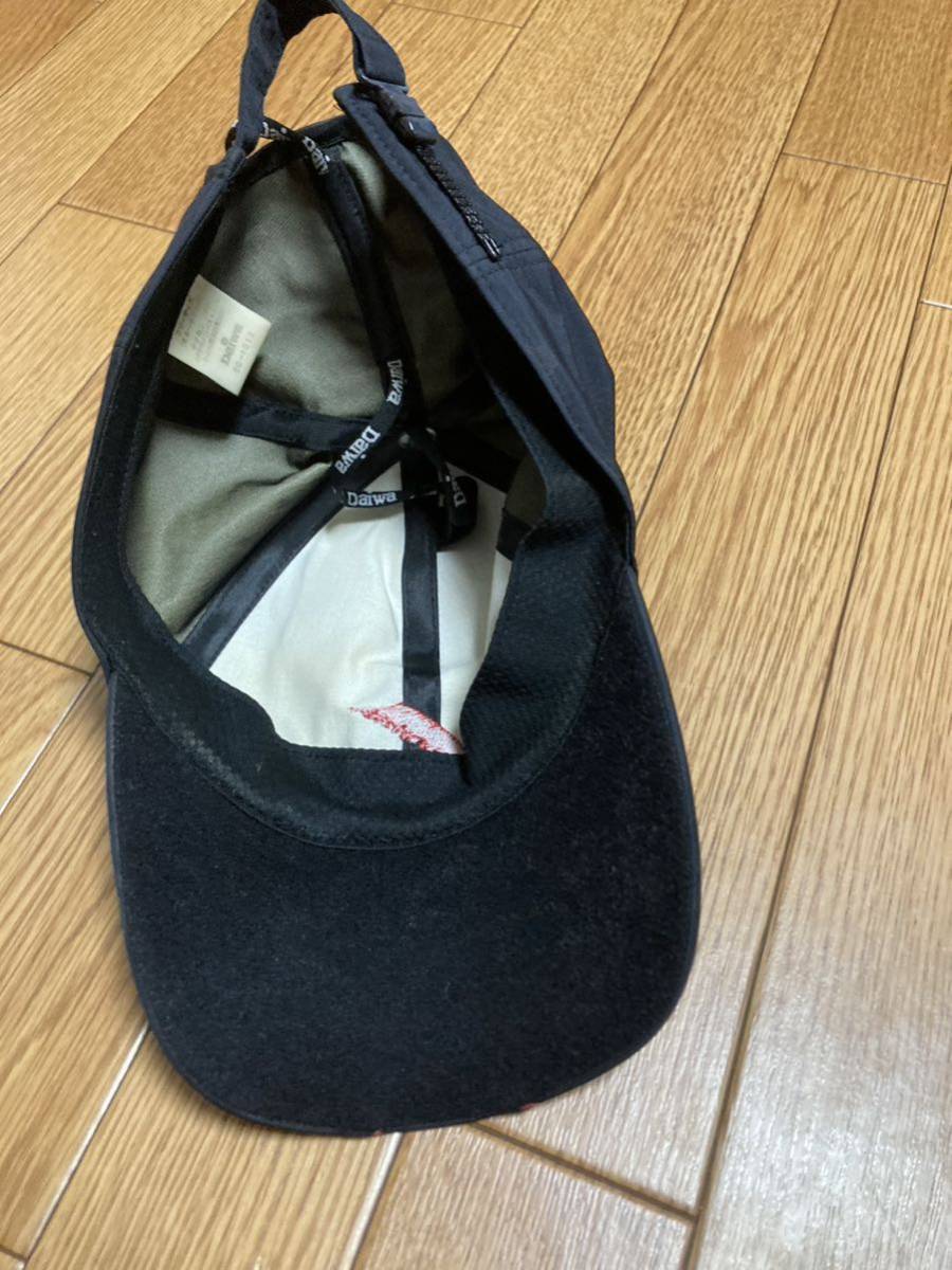 ダイワ DAIWA スペシャル ゴアウィンドストッパー GORE WIND STOPPPER 黒 ブラック 帽子の画像3