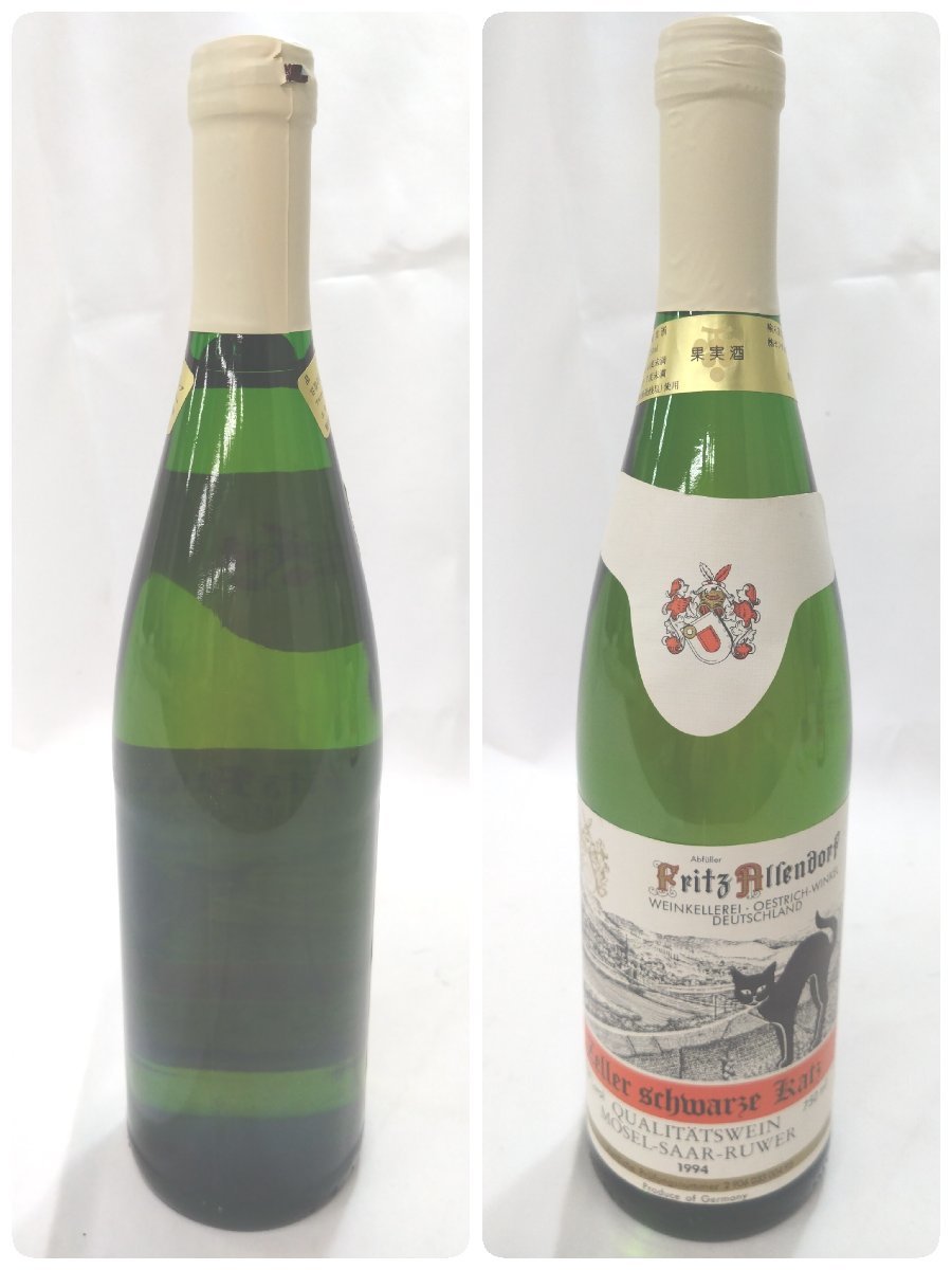 （未開栓）果実酒２本セット ツェラー・シュヴァルツェ・カッツ Zeller schmarze Katz/リープフラウミルヒ 1994 ワイン【送料別途】KA0732の画像2