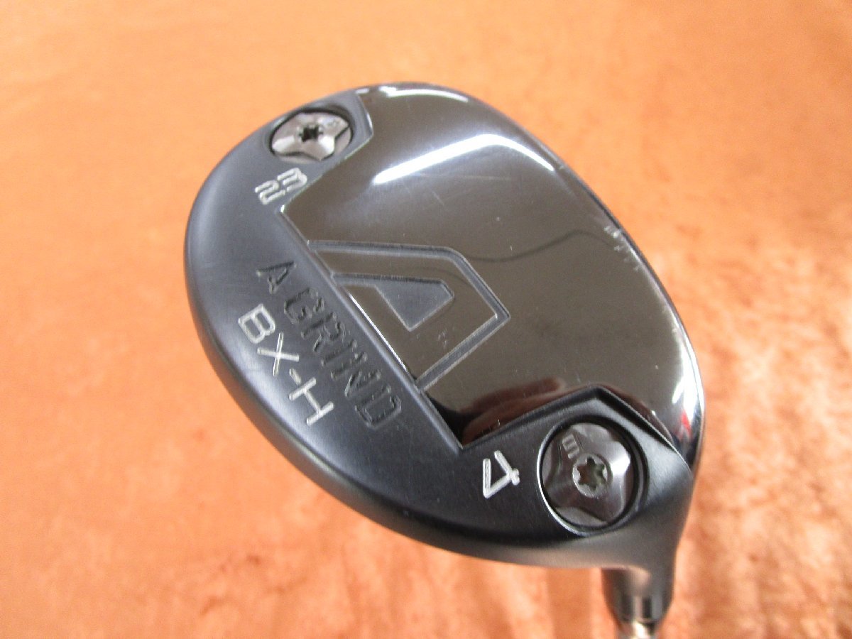 ■A DESIGN GOLF　A GRIND BX-H U4 23度 TRPX UT-7　フレックス ☆　中古 ユーティリティ　■_画像1