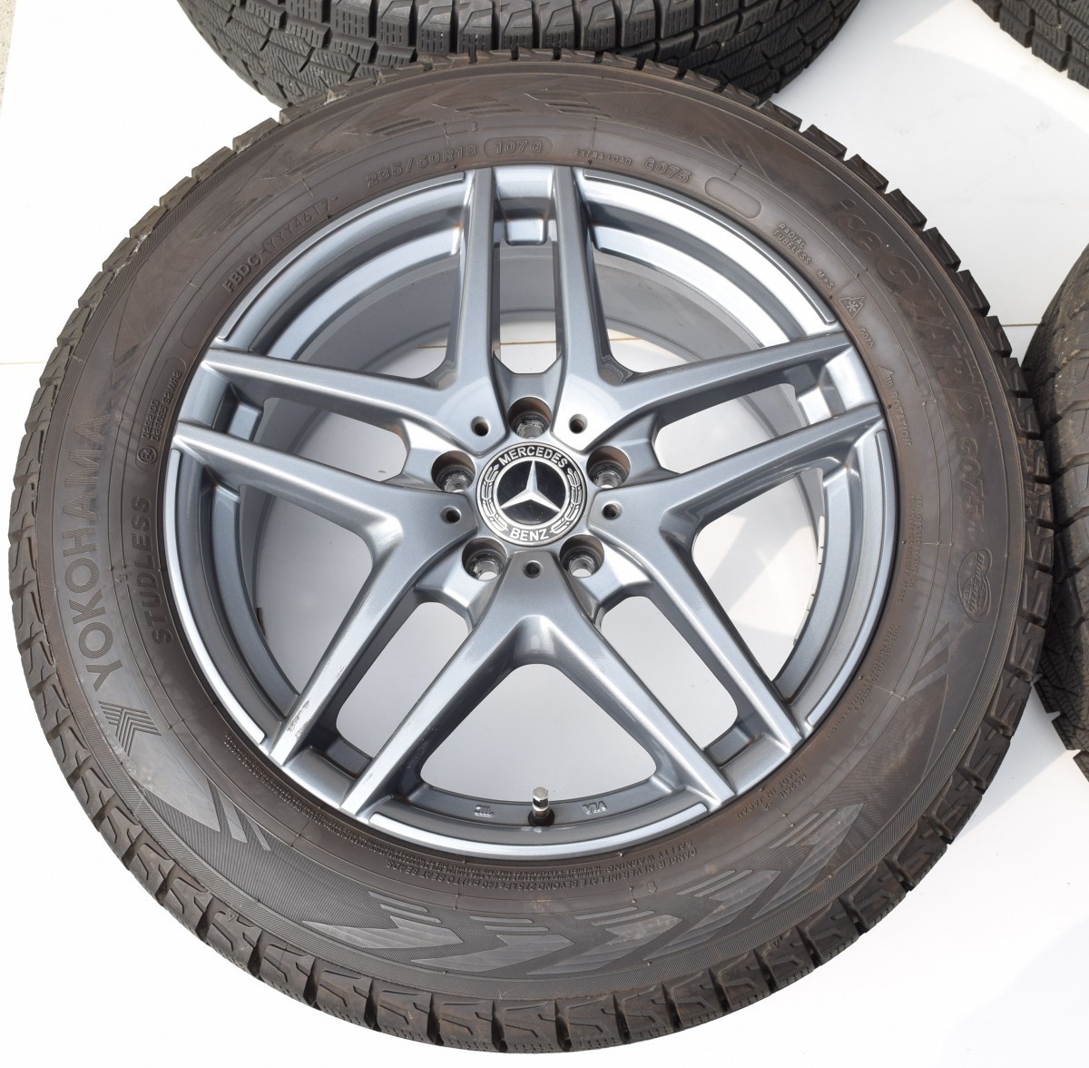 モンツァ WESTER S05 8J+40 5H112 235/60R18 アイスガード G075 スタッドレス タイヤ 18インチ 4本 メルセデス ベンツ GLC X253 ホイール_画像4