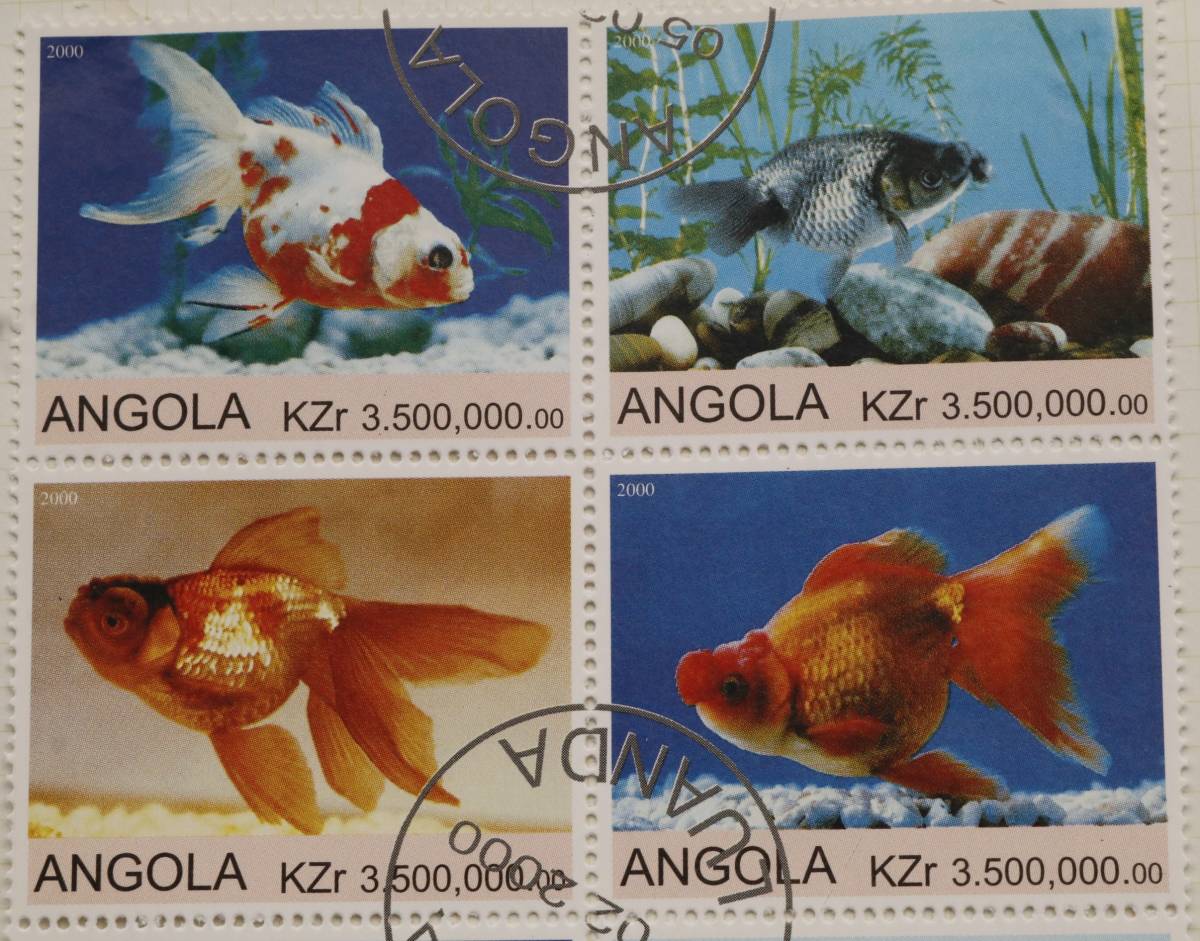 世界の魚と海洋生物の切手（南大西洋・アンゴラ）_画像6