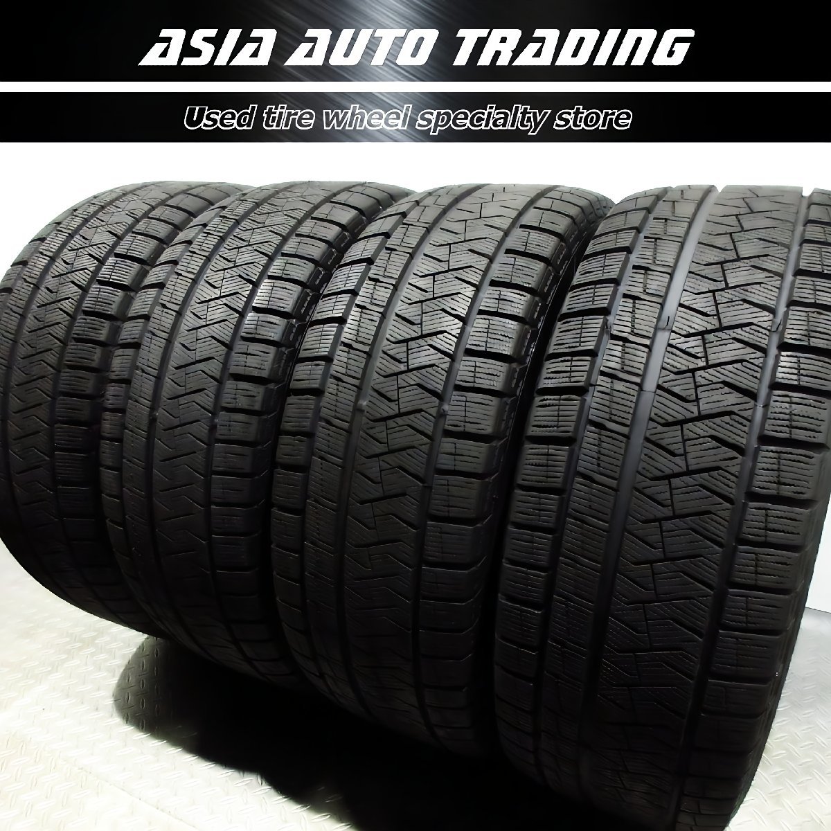 超バリ溝 ピレリ アイス アシンメトリコ 235/50R18 2019年 スタッドレス 4本セット 札幌市 タイヤ交換OK アルファード ヴェルファイア 他_画像1