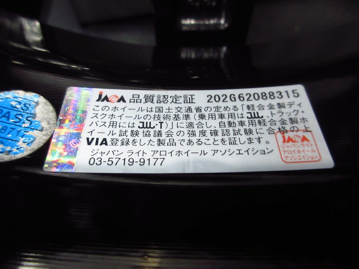 新品に近い美品 AME SEIN SS 5.5J+22 PCD139.7-5穴 ブリヂストン DM-V3 175/80R16 BLIZZAK 2022年後半 スタッドレス ジムニー AZオフロード_画像4