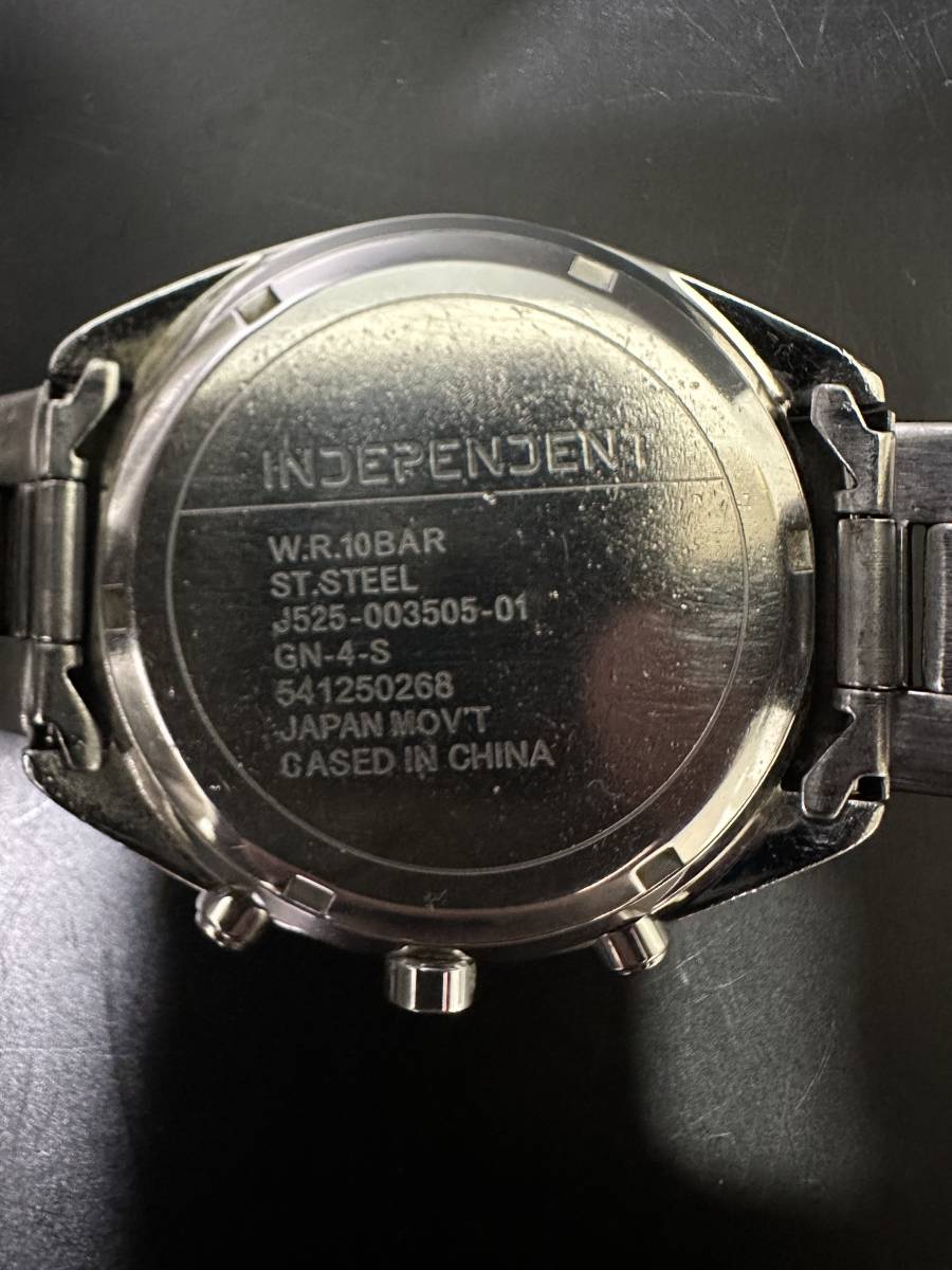 INDEPENDENT　インディペンデント　J525-003505-01　メンズ　腕時計　NS00082_画像6