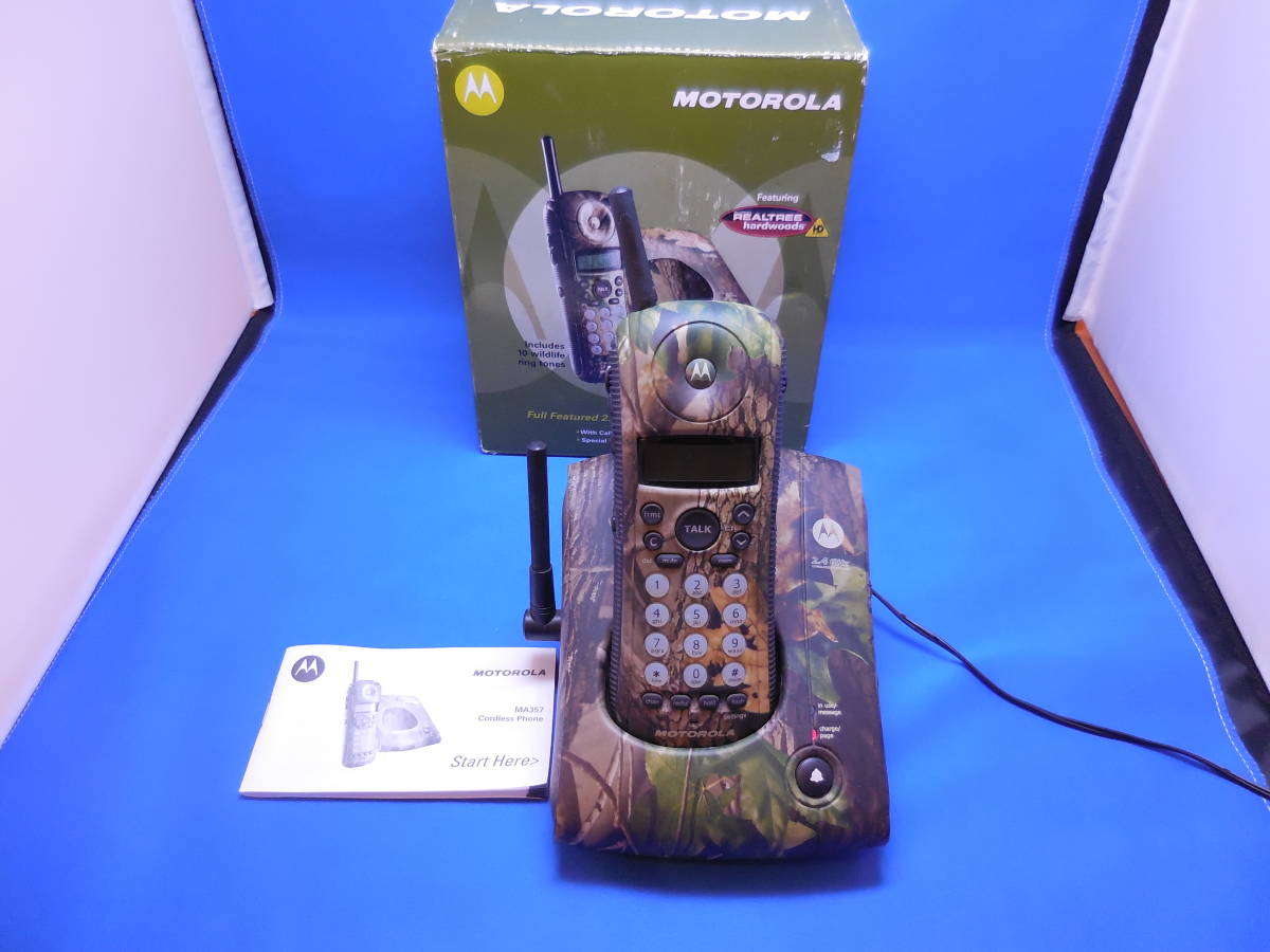 [ Motorola ] cordless telephone machine MA357[motorola] camouflage pattern camouflage -ju