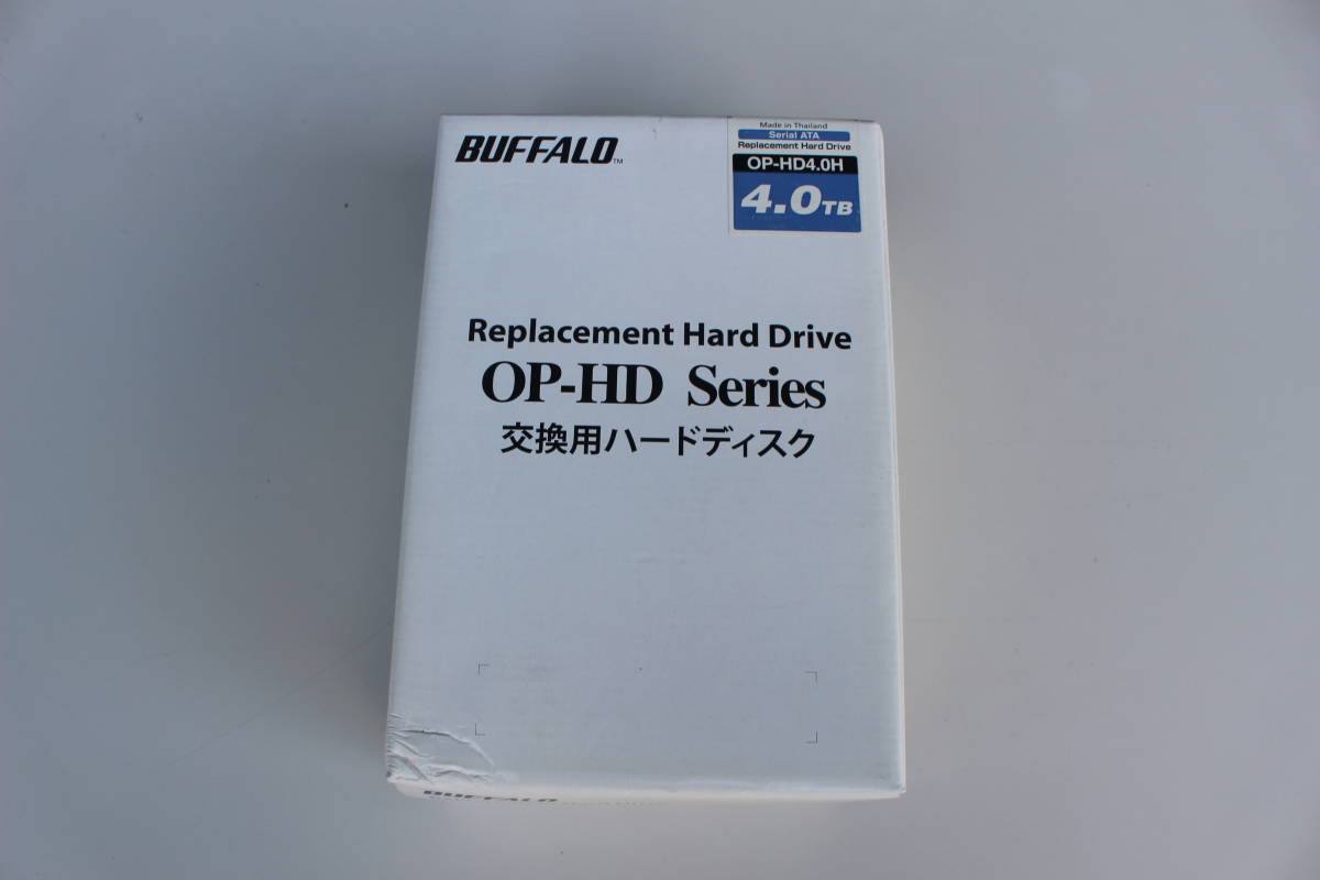 BUFFALO(バッファロー）　OP-HD4.0H (4TB/テラステーション/TS5400RHシリーズ交換用HDD)　未使用　箱痛み品_画像1