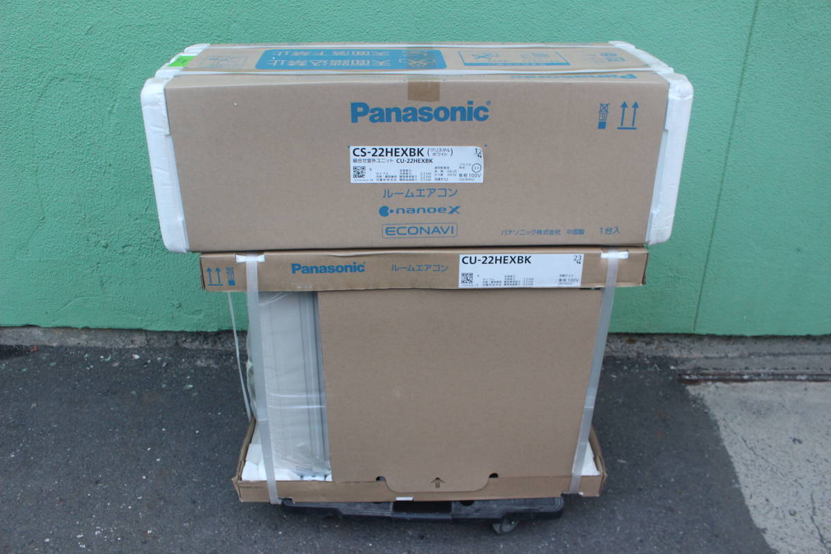 パナソニック Panasonic CS-22HEXBK-W Eolia（エオリア）EXシリーズ クリスタルホワイト [おもに10畳用 /100V] 未使用に近い 箱痛み品_画像4