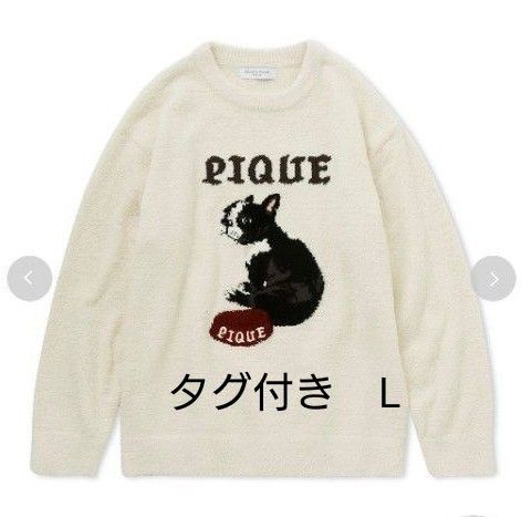 タグ付き ジェラートピケ フレンチブルドッグ プルオーバー タグ付き ジェラートピケ フレンチブルドッグ プルオーバー