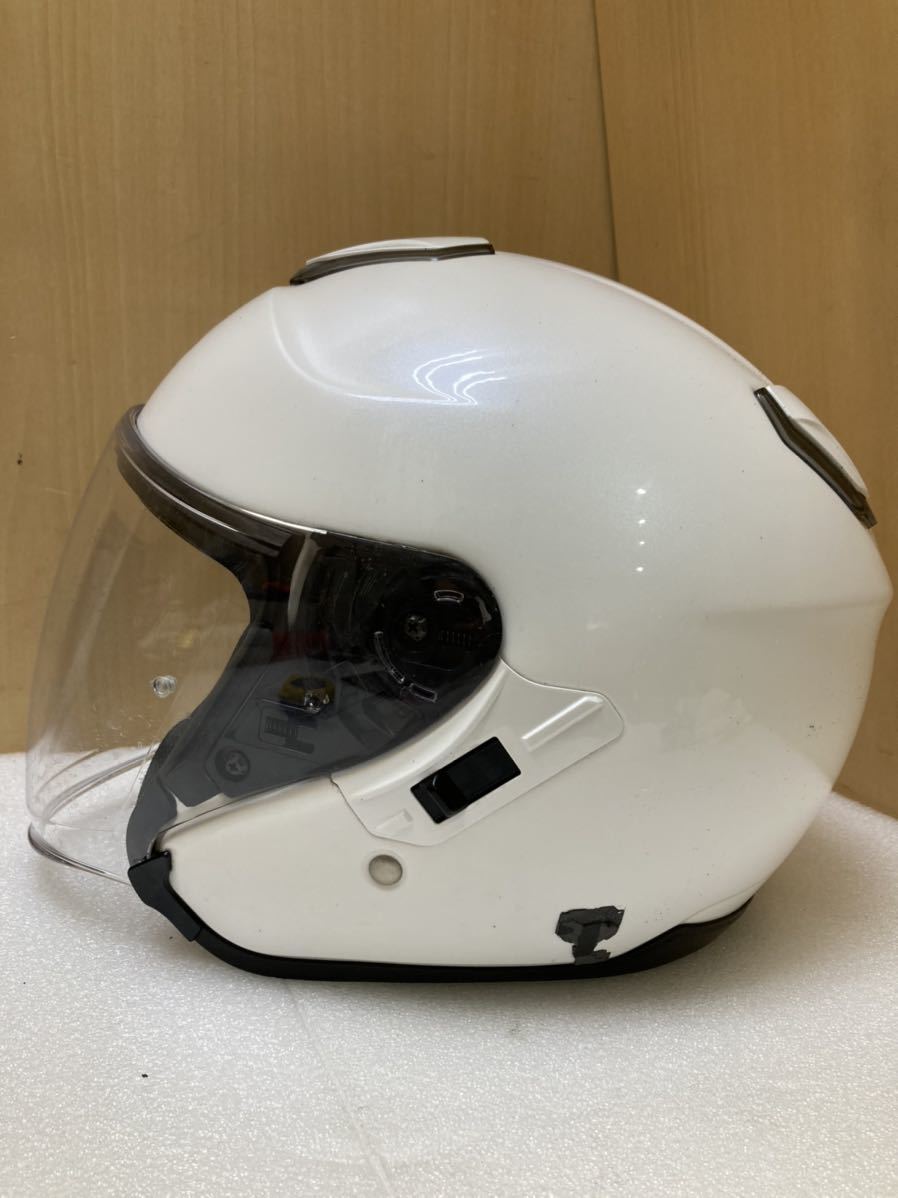 YK7222 SHOEI ショウエイ J-Cruise Jクルーズ ジェットヘルメット XLサイズ バイク 二輪 オートバイ スクーター 原付 人気 中古の画像5