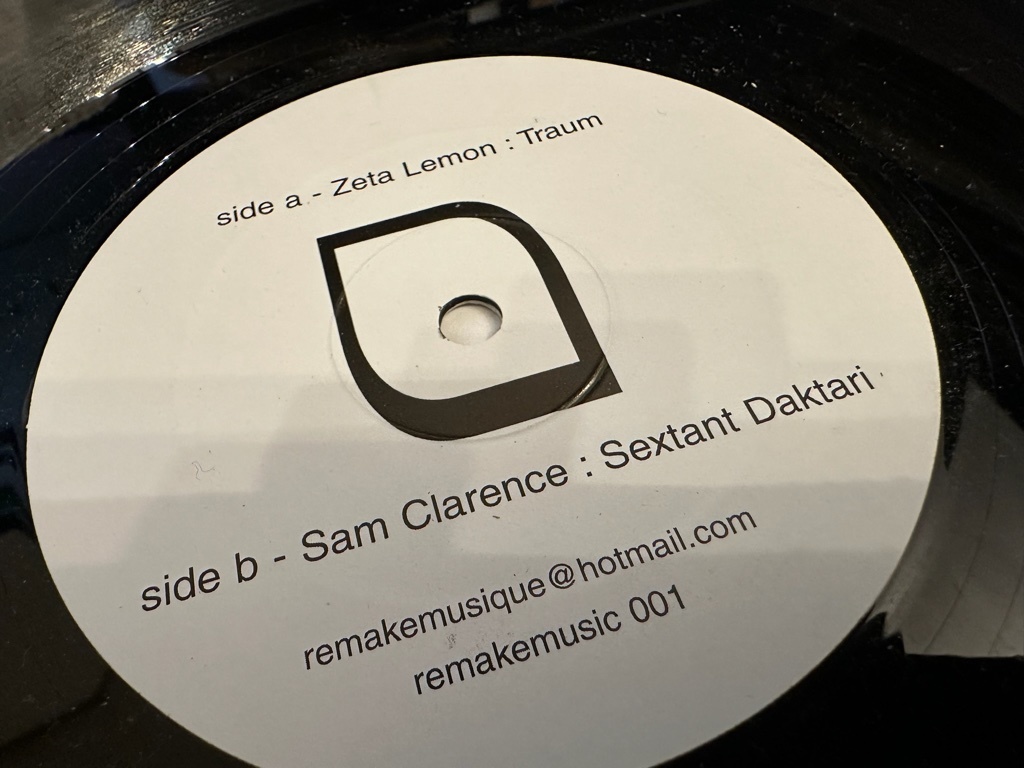 12”★Zeta Lemon / Sam Clarence / Traum / Sextant Daktari / ミニマル / テック・ハウス！_画像1