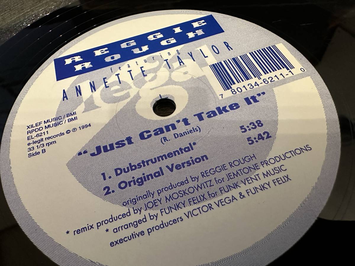 12”★Reggie Rough Featuring Annette Taylor / Just Can't Take It / Joey Moskowitz / ヴォーカル・ハウス・クラシック！_画像2
