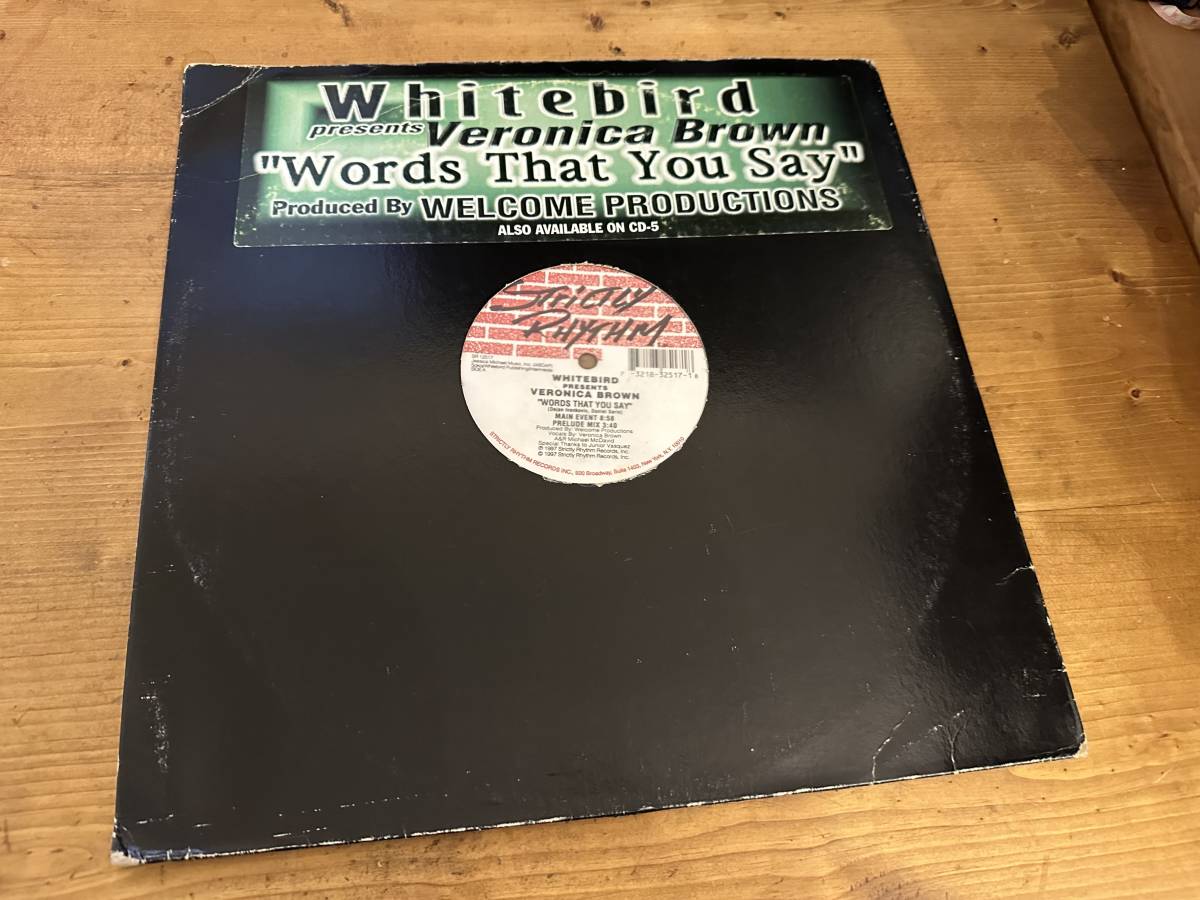 12”★Whitebird Presents Veronica Brown / Words That You Say / ヴォーカル・ハウス！_画像1