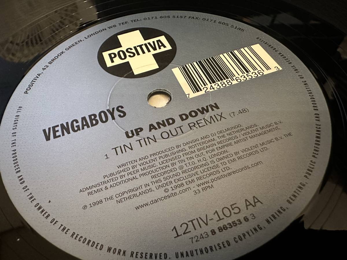 12”★Vengaboys / Up And Down / Johan S. / Tin Tin Out / ユーロ・ハウス・リミックス！_画像1