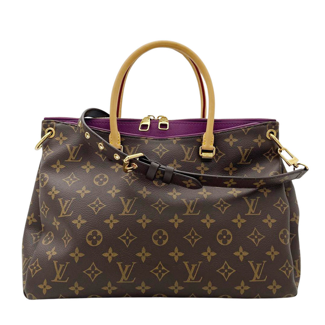 LOUIS VUITTON ルイヴィトン 2WAY ハンドバッグ パラス モノグラム エベヌ オロール(パープル系) M40906