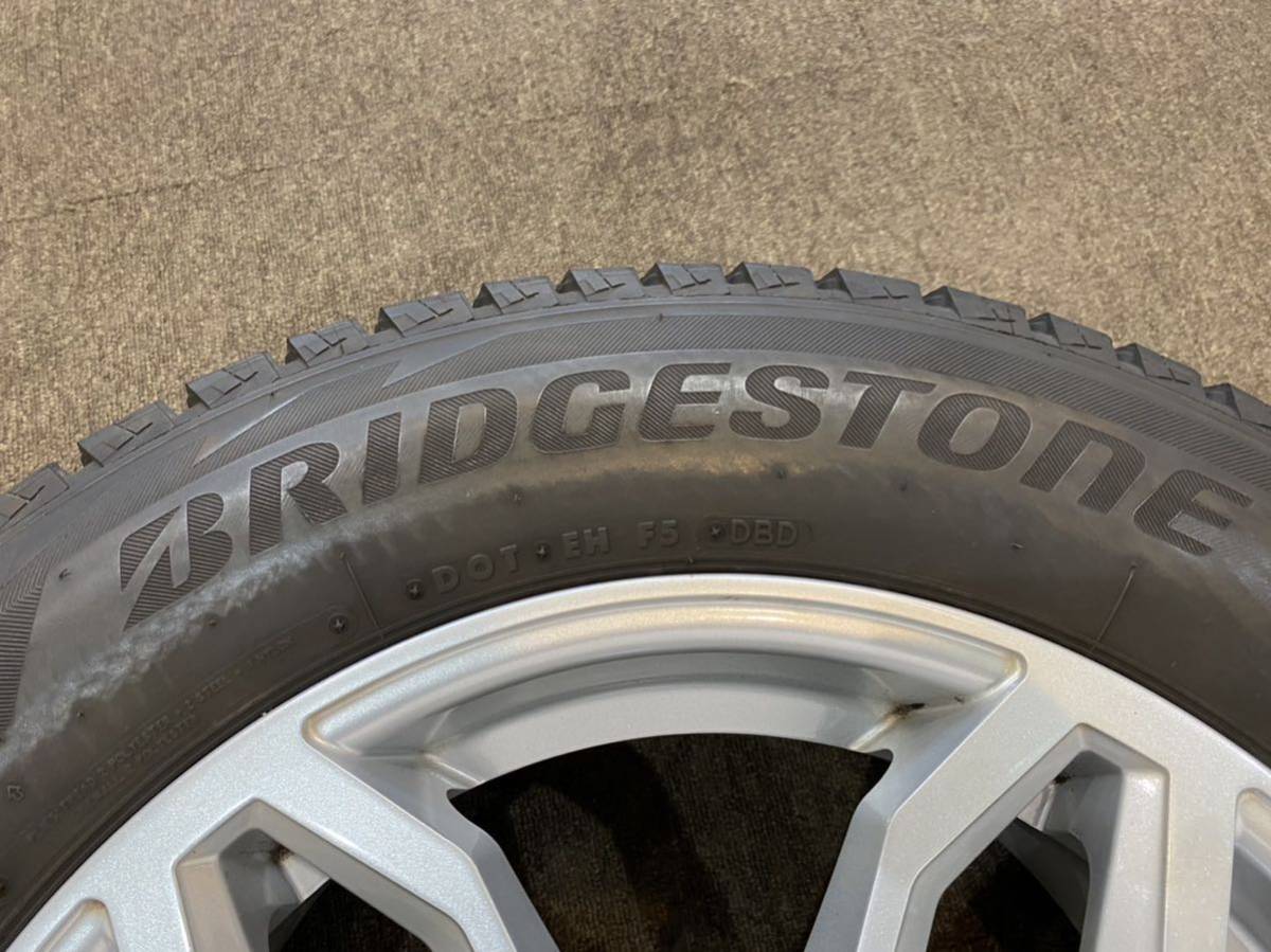 中古 スタッドレスタイヤ 4本セット ブリヂストン ブリザック DM-V2 225/65R17 17インチ 2018年 7.5J＋27 5H112 BMW X3 X4 等_画像2