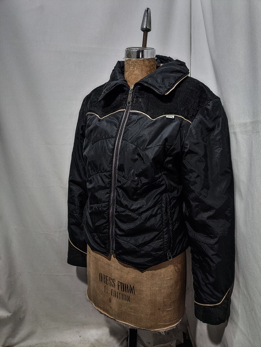 Vintage Levi's puff ski jacket 70s リーバイス パフ グース ダウン スキー ジャケット コーデュロイ ヨーク アメリカ製 ビンテージ_画像2