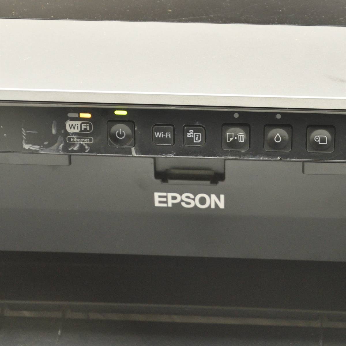 【インク付き 元箱付き】EPSON PX-7V 通電可 ジャンク_電源も入ります。