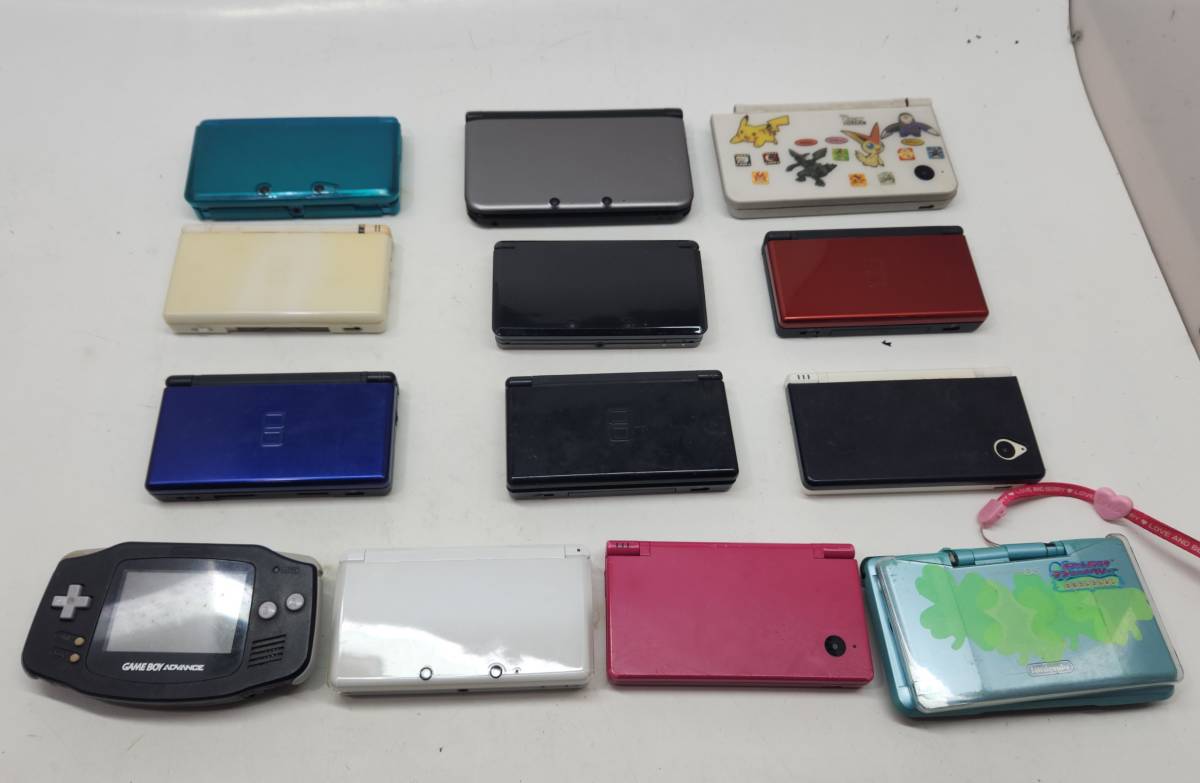 【7523】1円~ Nintendo 携帯ゲーム機 まとめ DS DS LL DS Lite 3DS 3DS LL GAME BOY ADVANCE 未動確 ジャンク品_画像1