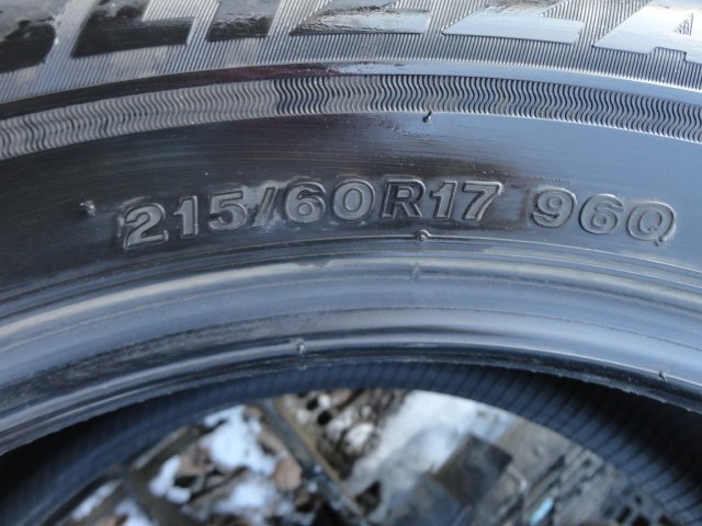 ◎5850 美品8分山 ブリヂストン VRX3 215/60R17 4本 2021年製_画像9