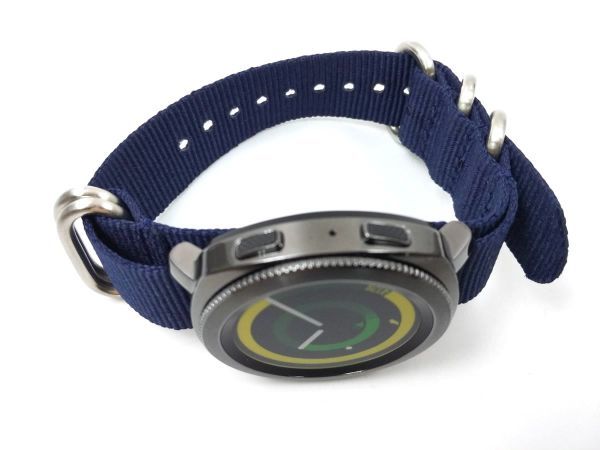  нейлоновый милитари ремешок наручные часы текстильный ремень nato модель темно-синий 20mm