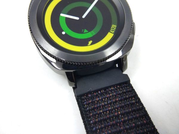 ループバンド 交換用腕時計ベルト ナイロン ストラップ スポーツ ブラック2 20mm_画像5
