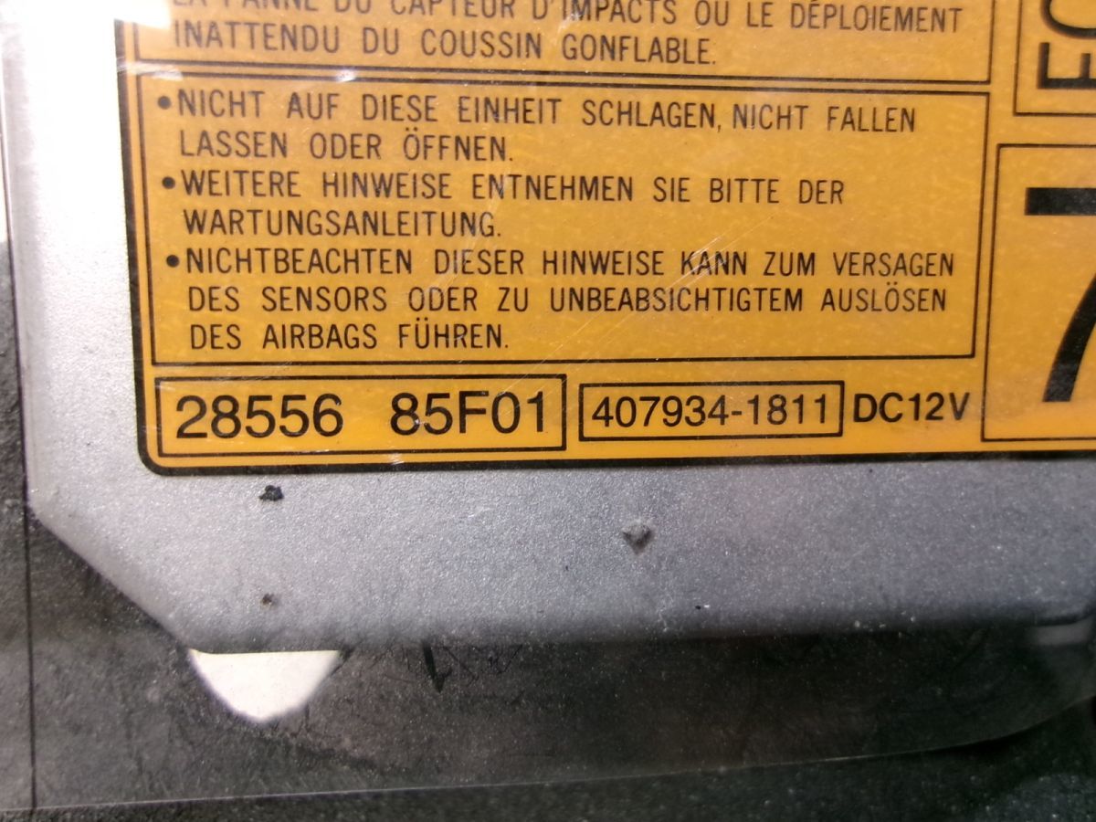 ★激安!★S15 シルビア 純正 ノーマル エアバックコンピューター エアバッグ エアーバック CPU 28556 85F01 / 2Q12-781_画像4