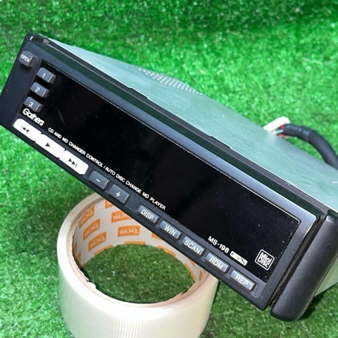 アルパイン　MD　プレイヤー　08A07-180-310A　1DIN　現状品_画像6