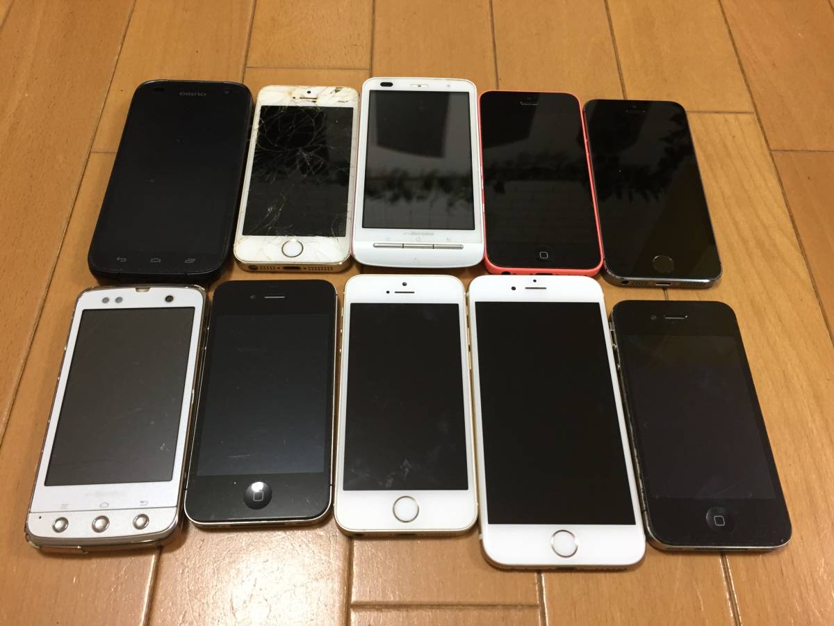 スマートフォン スマホ　携帯電話　40台 まとめ売り 部品取り　ジャンク品_画像4