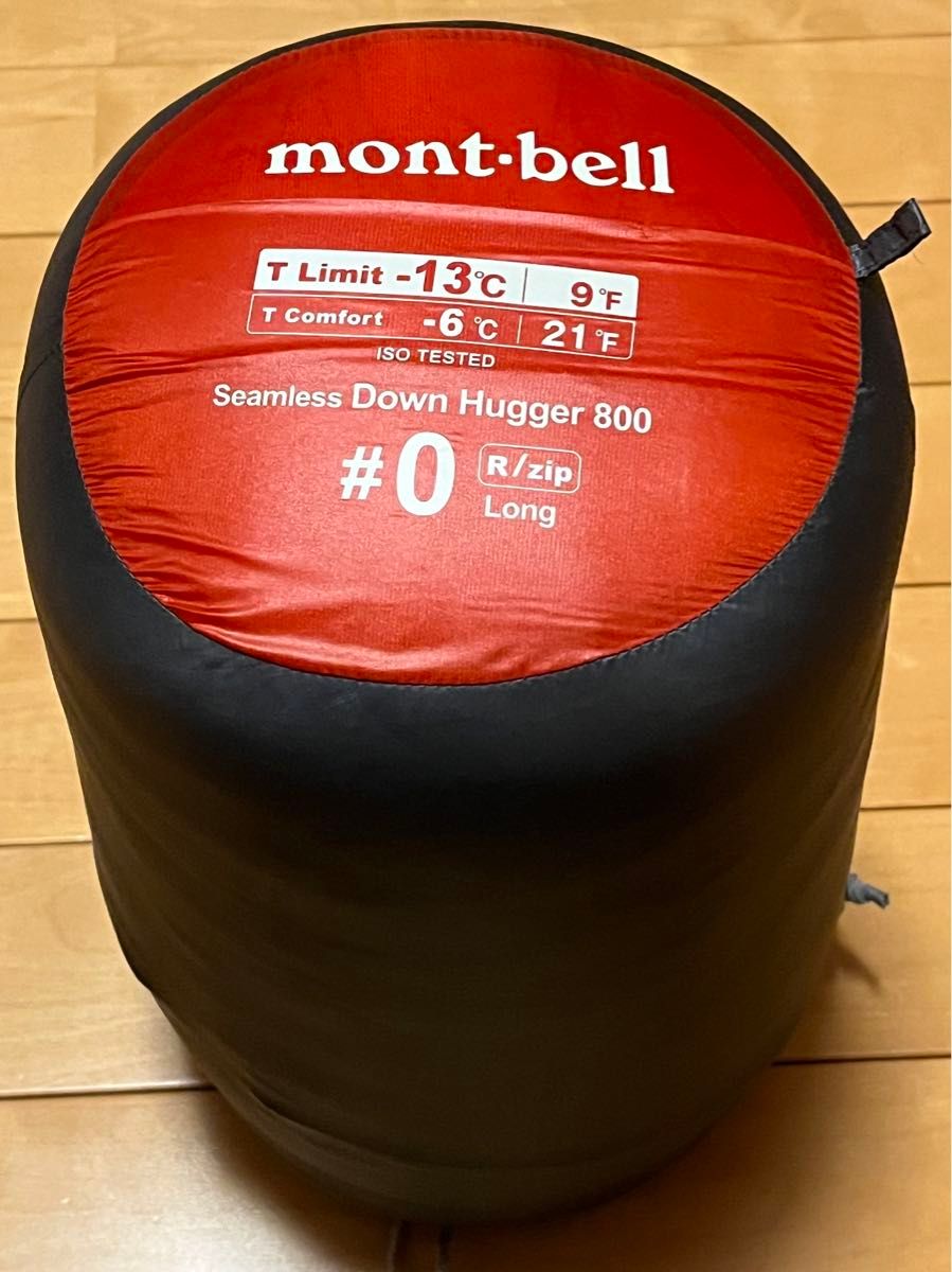 超美品】モンベル(mont-bell) シームレスダウンハガー 800 #0 ロング