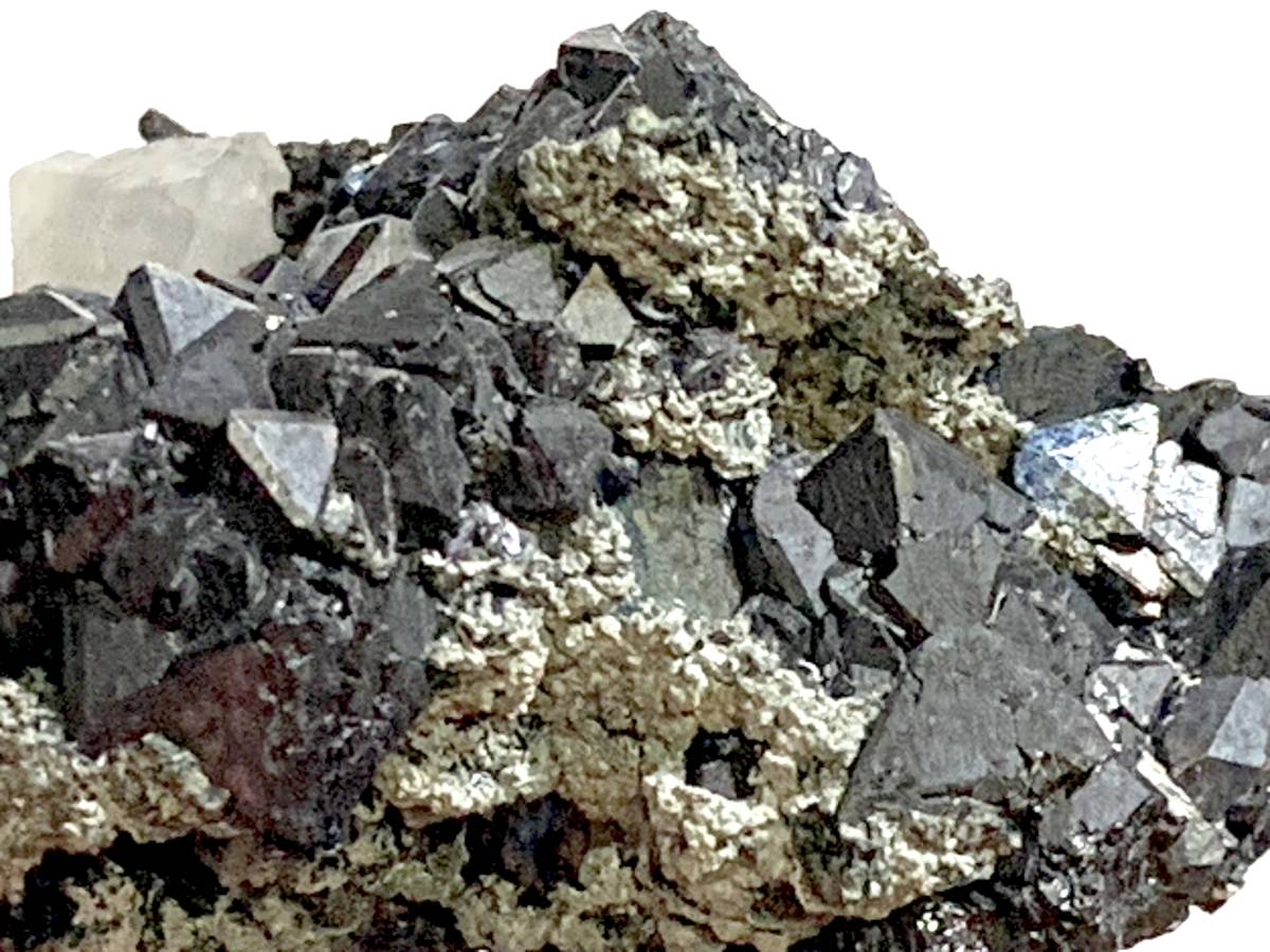 内蒙古産の磁鉄鉱と灰重石の共生・64g（中国産鉱物標本）_画像8