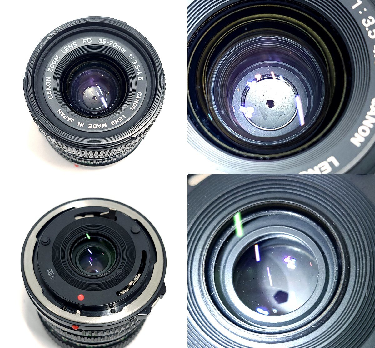 ★シャッターOK◎ Canon AE-1 PROGRAM FD 35-70mm 1:3.5-4.5 70-150mm 1:4.5 100-200mm 1:5.6 キャノン 一眼レフ フィルムカメラ 8375M15-5_画像6