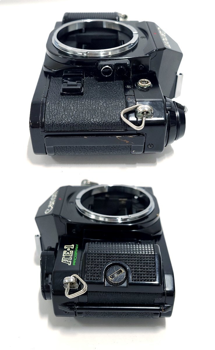 ★シャッターOK◎ Canon AE-1 PROGRAM FD 35-70mm 1:3.5-4.5 70-150mm 1:4.5 100-200mm 1:5.6 キャノン 一眼レフ フィルムカメラ 8375M15-5_画像4