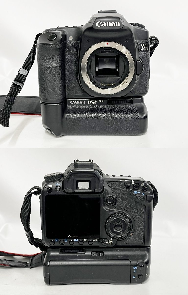 ★Canon キャノン EOS 40D EF-S 17-85mm 1:4-5.6 IS USM 一眼レフ デジタルカメラ ボディ レンズ BG-E2N シャッター可 ジャンク 15007O5-3_画像2