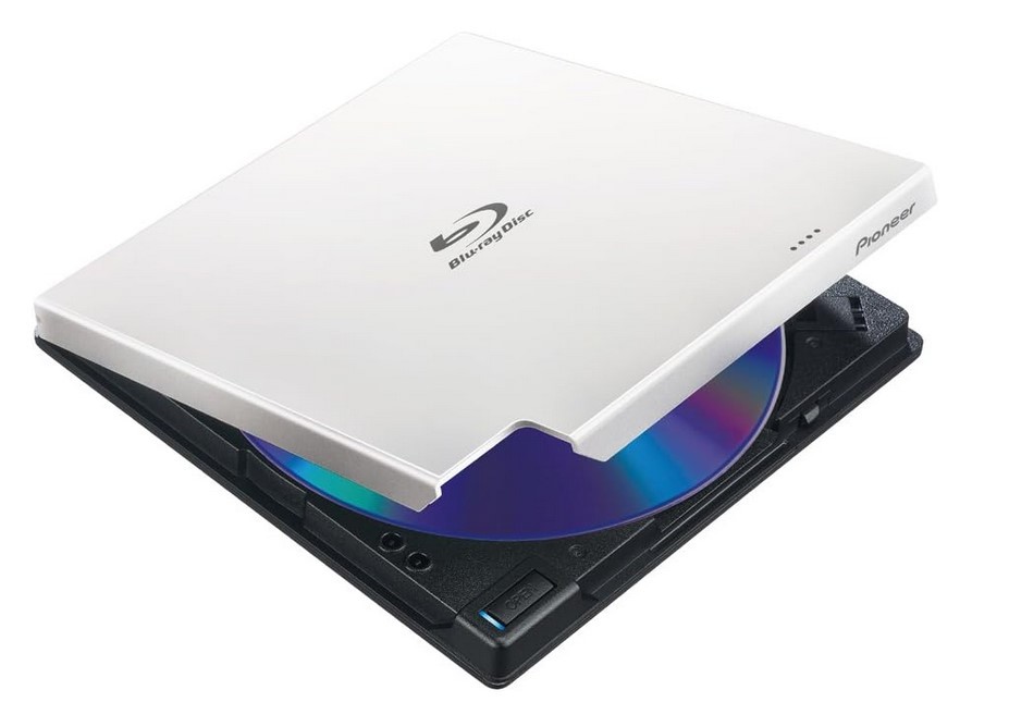 Pioneer パイオニア Win & Mac対応 BDXL対応 USB3.0 クラムシェル型ポータブルブルーレイドライブ ホワイト BDR-AD07W _画像5