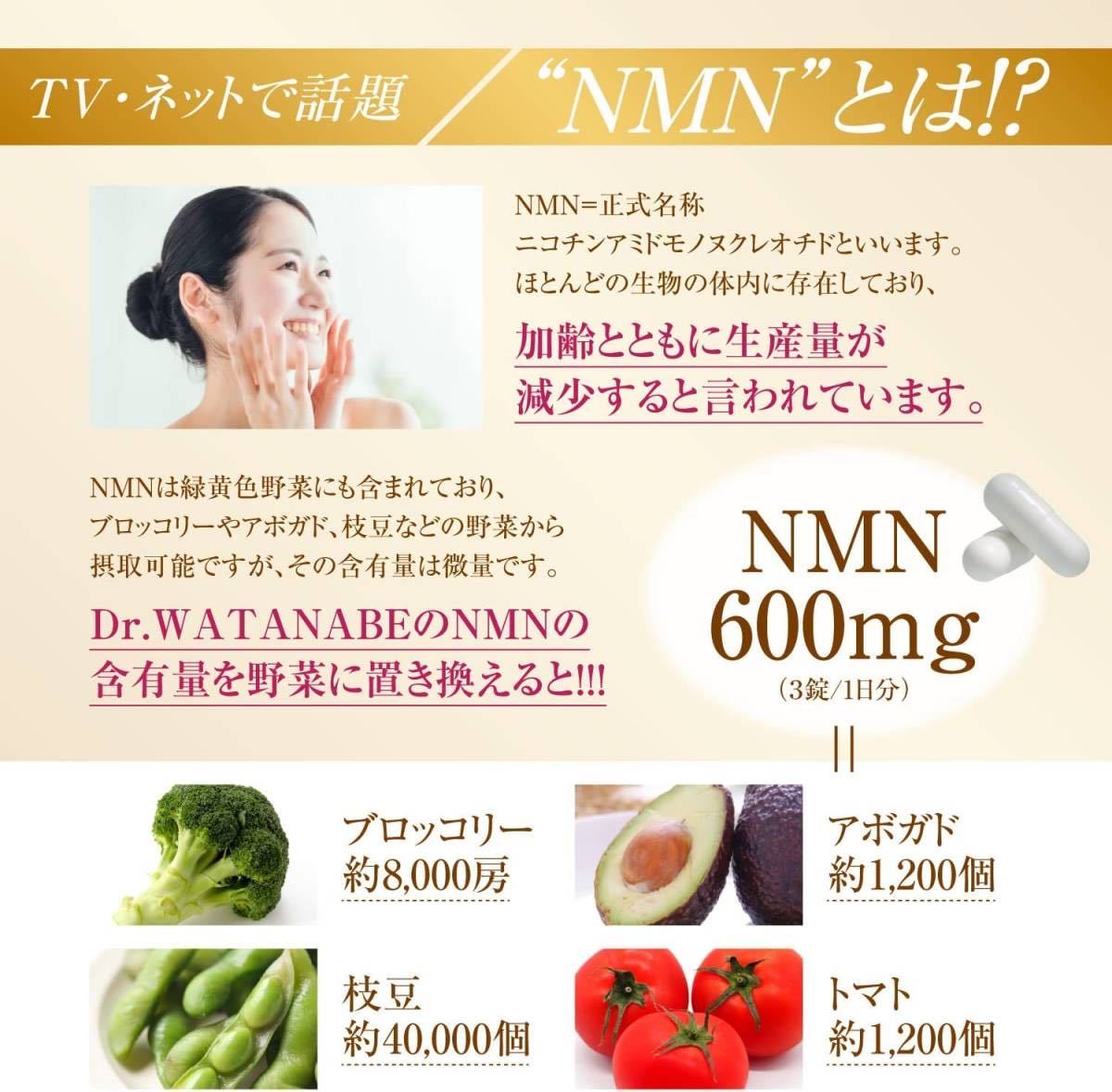 ④Dr.Watanabe NMN 18000㎎ サプリメント 日本製 _画像5
