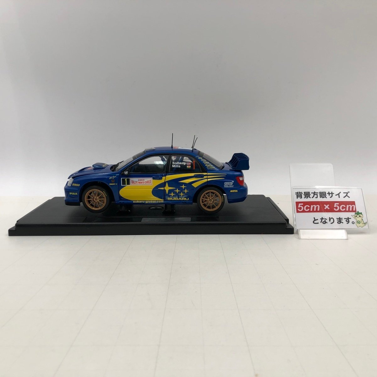 難あり中古品 スバル SUBARU 1/18 インプレッサ WRC 2004 モンテカルロラリー ペター ソルベルグ Petter Solberg_画像2