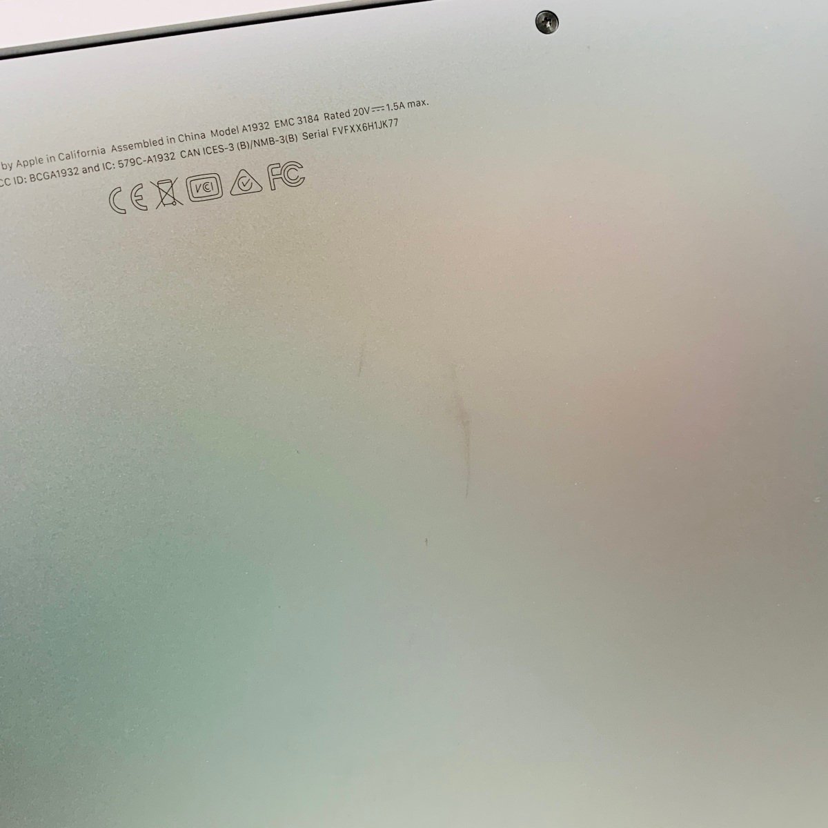 ☆ MacBook Air 13インチ (Late 2018) スペースグレイ MRE82LL/A_画像7