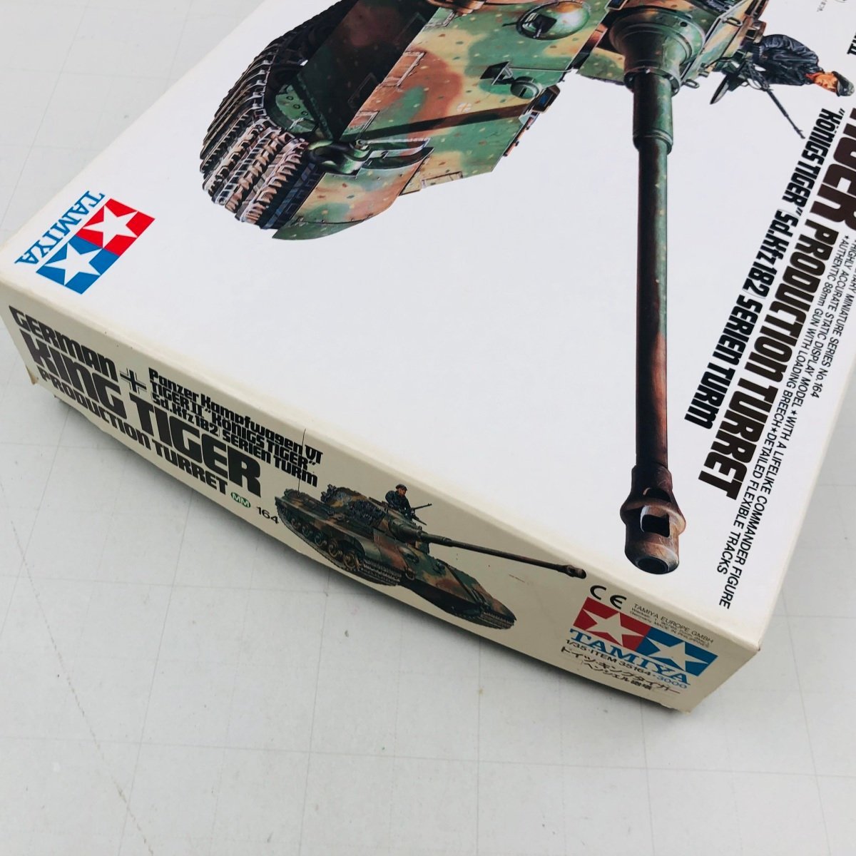 新品難あり TAMIYA タミヤ ミニチュアシリーズ No.164 1/35 ドイツ重戦車キングタイガー ヘンシェル砲搭_画像9