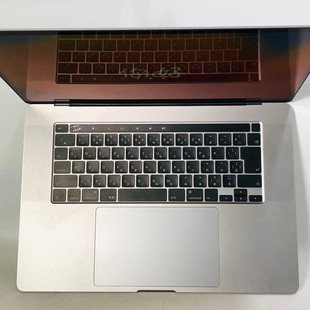 ジャンク MacBook Pro Touch Bar＋Touch ID 16インチ (Late 2019) Core i7 2.6GHz/16GB/SSD 512GB スペースグレイ MVVJ2J/A_画像2