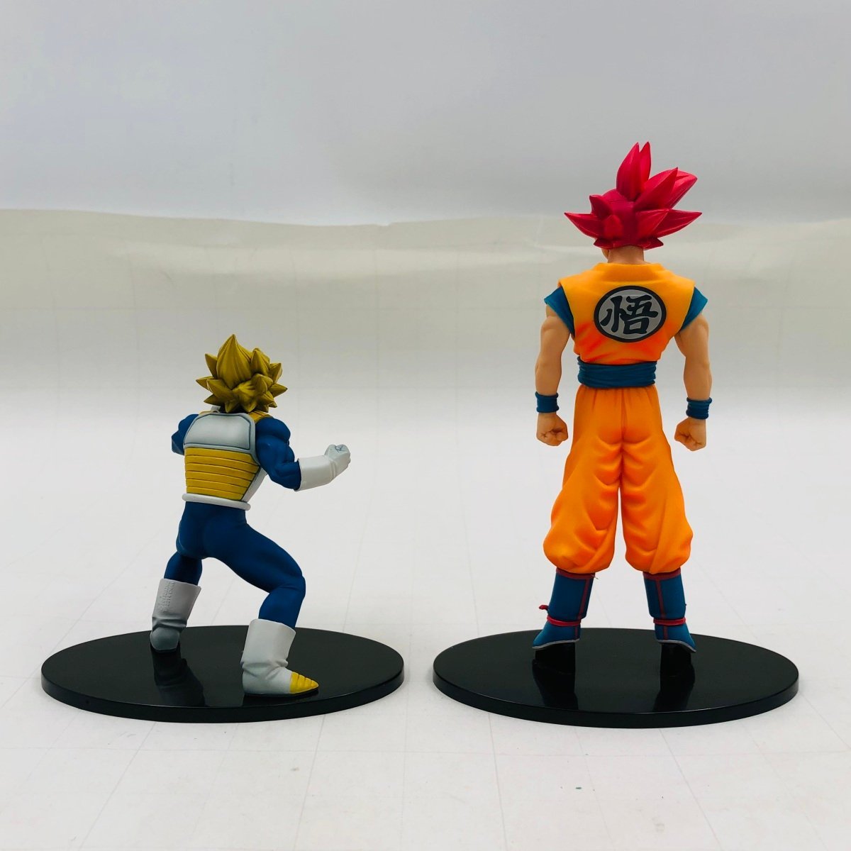 中古品 ドラゴンボールZ 神と神 劇場版DXF フィギュア 4種セット ビルス ウイス 孫悟空 ベジータ_画像3