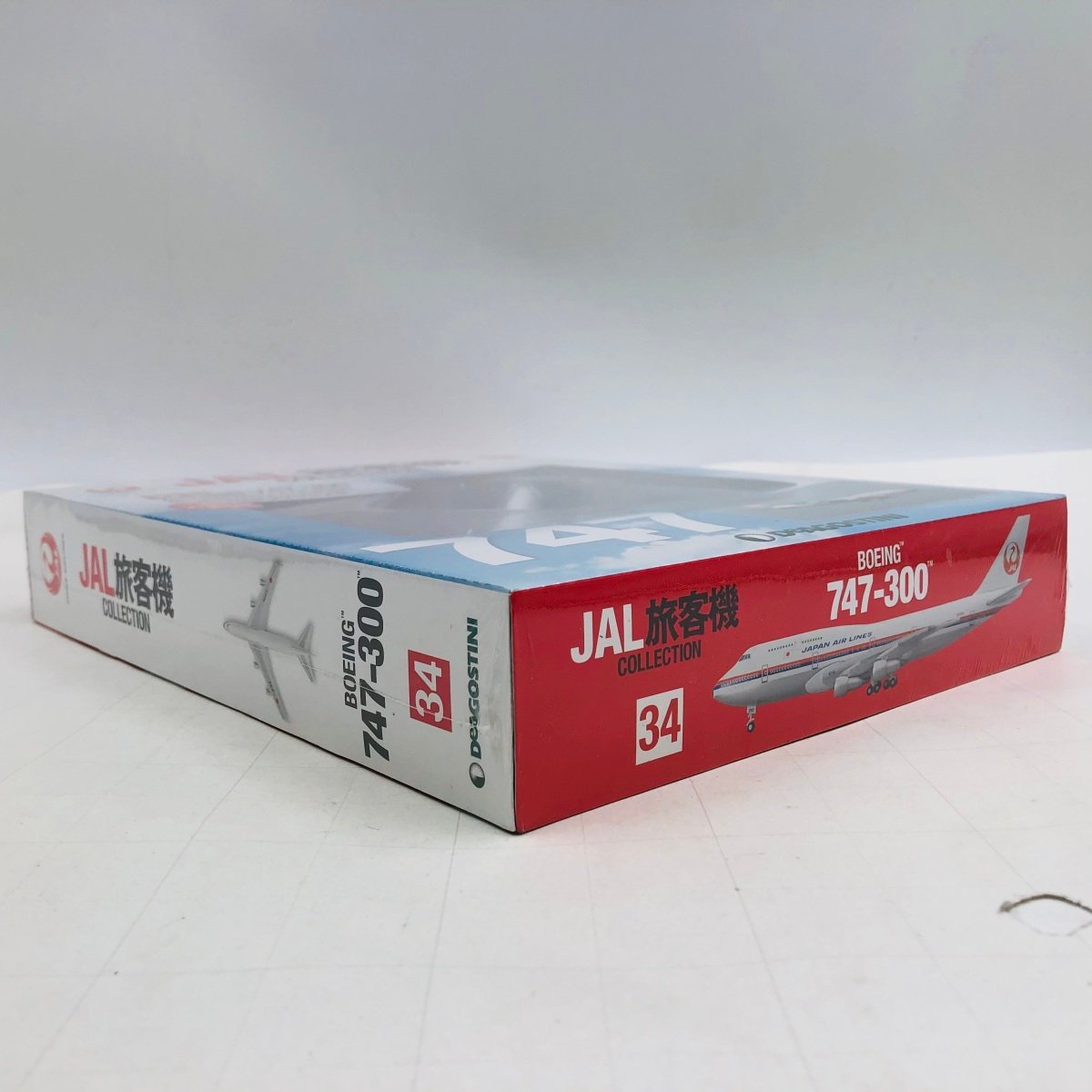 新品未開封 デアゴスティーニ JAL 旅客機 コレクション No.34 BOEING ボーイング 747-300 N212JL ダイキャスト_画像5