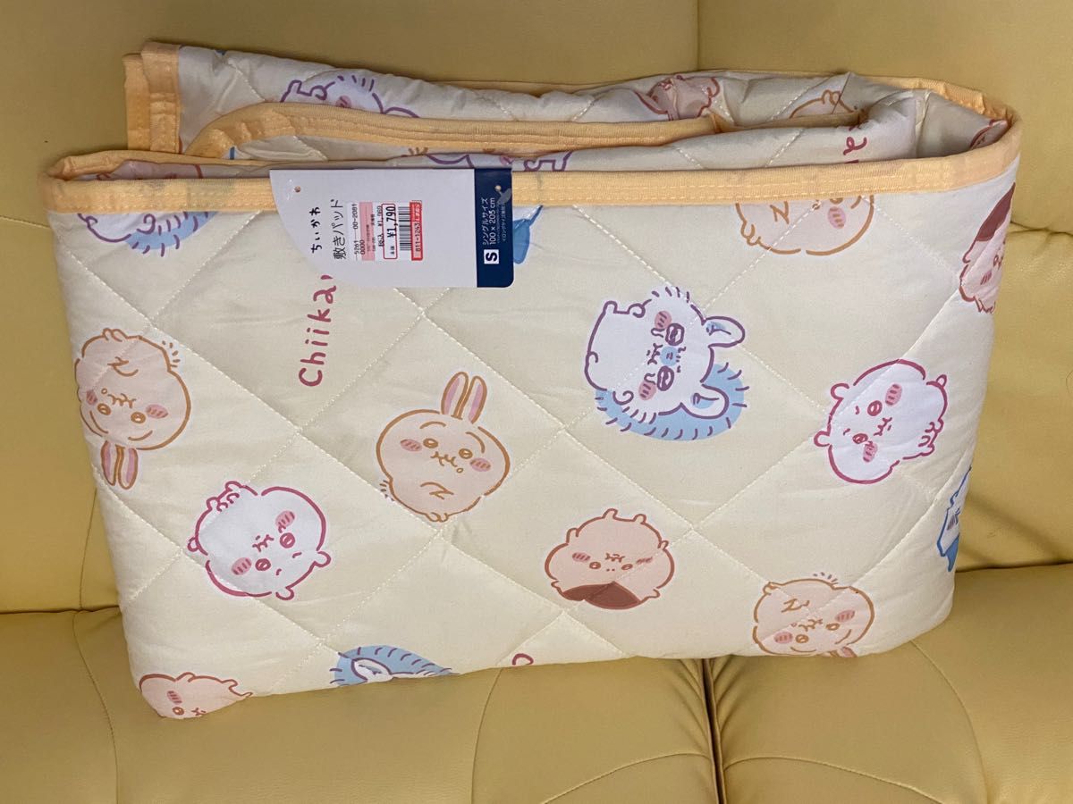ちいかわ 敷パット しまむら キャラクター 寝具 シングル ピンク ちいかわ 敷パット しまむら キャラクター 寝具 シングル ピンク