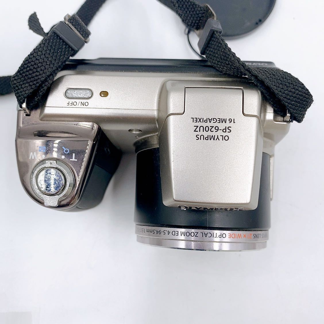 12AC66 OLYMPUS オリンパス SP-620UZ デジタルカメラ ブラック ビンテージ 中古 現状品 動作未確認_画像4
