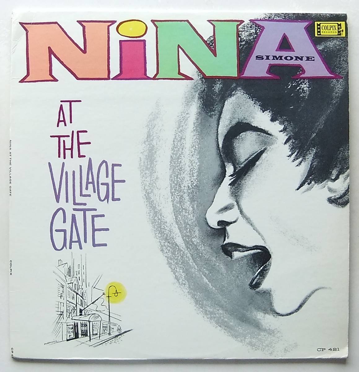 ◆ NINA SIMONE at The Village Gate ◆ Colpix CP 421 (blue) ◆