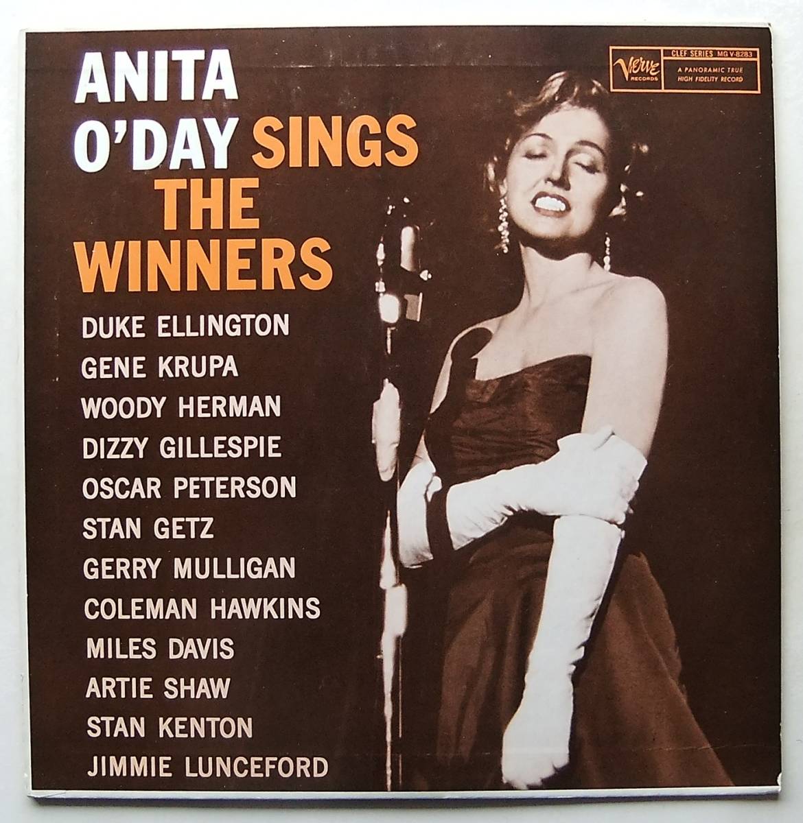 ◆ ANITA O'DAY / Sings The Winners ◆ Verve MG V-8283 (trumpet:dg) ◆_画像1