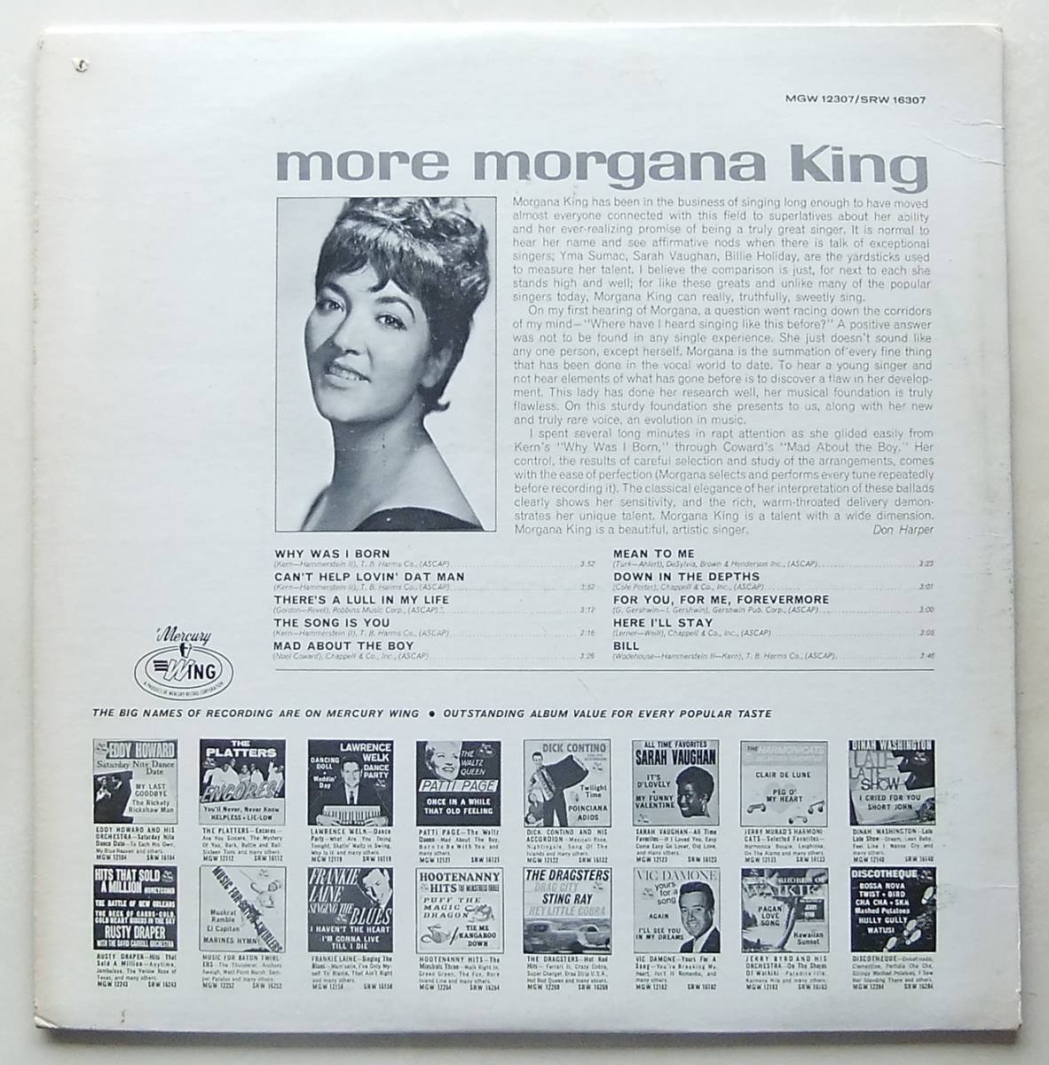 ◆ More MORGANA KING ◆ Mercury WING MGW 12307 (black:dg) _画像2