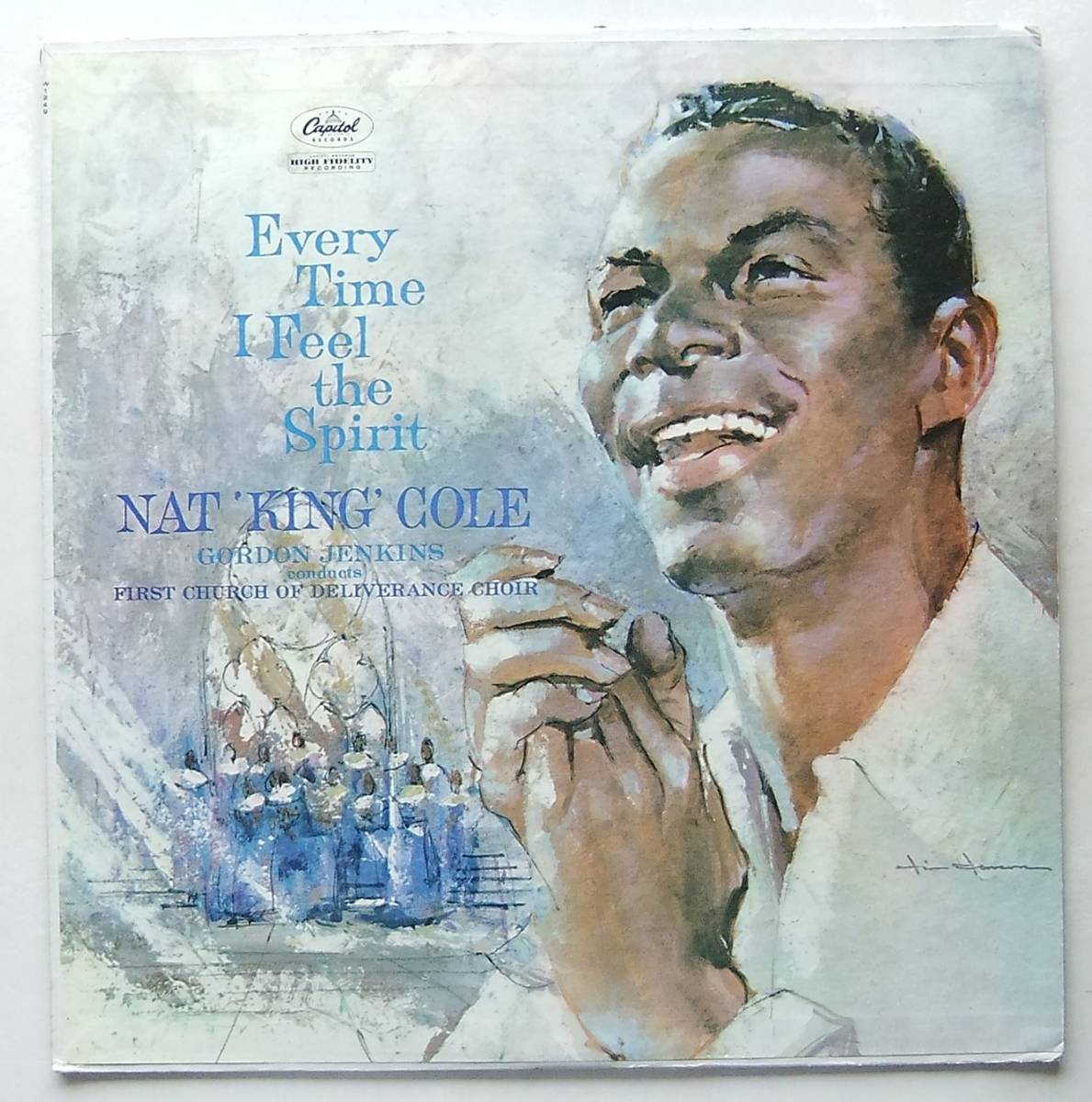 ◆ NAT "KING" COLE / Every Time I Feel the Spirit ◆ Capitol W1249 (color:dg) ◆_画像1