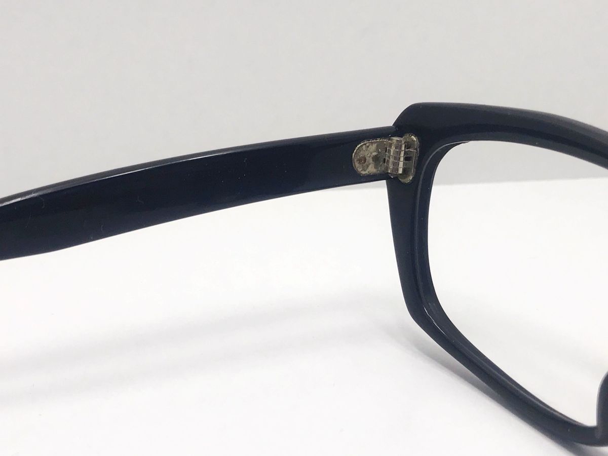 【ビンテージ】セルフレーム GL NO.950 5枚丁番 黒 メガネ/サングラス