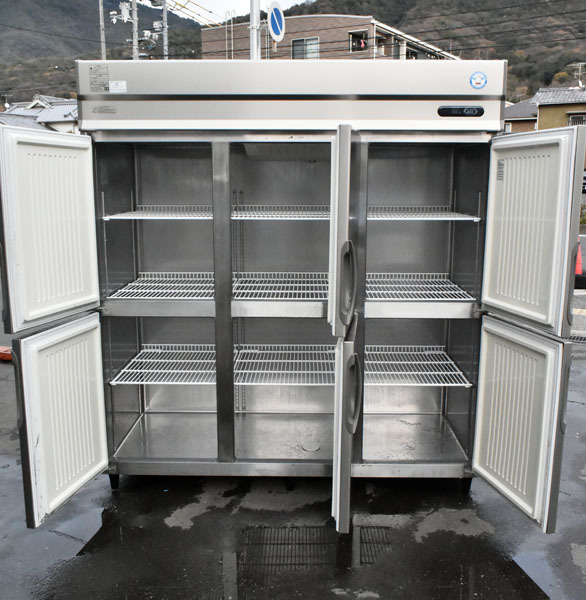 EL17 福島工業 フクシマ 業務用 6枚扉 冷蔵庫 ARD-180RMD 三相200V 厨房機器 幅180奥85高190cm 2018年製_画像2