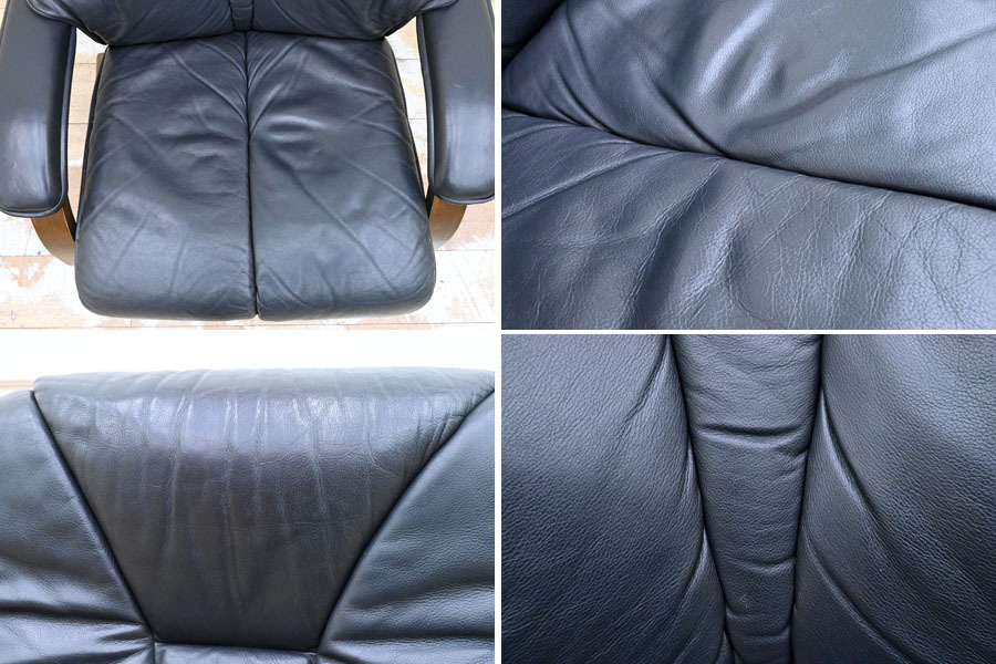 FL16 high class furniture Manufacturers Fuji fani Cheer original leather reclining sofa personal chair ottoman attaching 